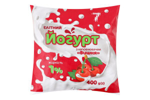 Йогурт 7 400 г 1 % п/е Вишня