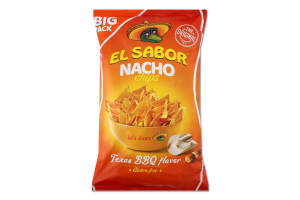 Чипси начос барбекю El Sabor 225г