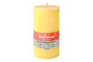 Свічка жовта Рустік Bolsius 130*68мм