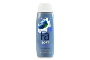 Крем-гель для душа с ароматом черники Blueberry yogurt Soft Fa 250мл