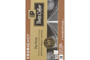 Peet's Coffee K-Cup Pods Medium Roast Coffee Big Bang - 10 CT