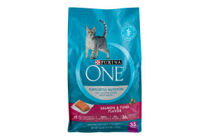 Purina One Purposeful Nutrition Adult Premium Cat Food Salmon & Tuna Flavor