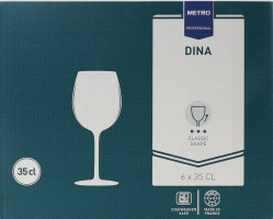 Бокал для вина 350мл №V3285 Dina Metro Professional 6шт