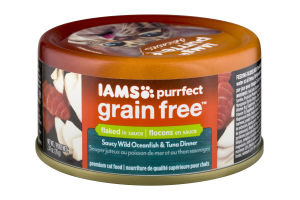 Iams Purrfect Grain Free Cat Food Saucy Wild Oceanfish & Tuna