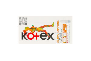 Тампоны гигиенические Нормал Active Kotex 32шт