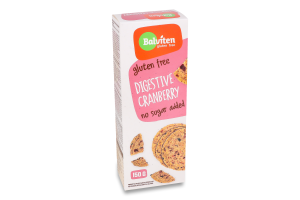 Печиво без глютену з журавлиною Cranberry Digestive Balviten к/у 150г