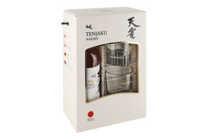 Набір Віскі 40% 0,7л+Склянка 2шт коробка Tenjaku