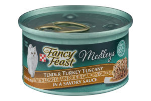 Fancy Feast Medleys Gourmet Cat Food Tender Turkey Tuscany in a Savory Sauce