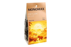 Чай чорний цейлонський крупнолистовий Цейлон Monomax в/с к/у 90г