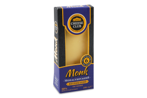 Сыр 50% твердый Монастырский выдержанный Cheese Club к/у 150г