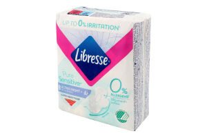 Прокладки гігієнічні Pure Sensitive Ultra Night+ Libresse 8шт