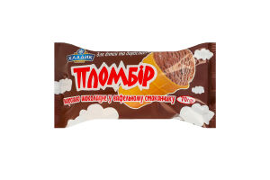 Мороженое 12% шоколадное в вафельном стаканчике Пломбир Хладик м/у 70г