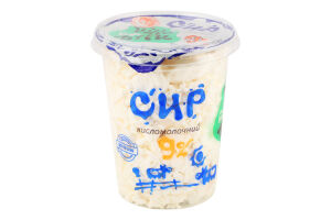 Сир кисломолочний 9% Villa Milk ст 350г