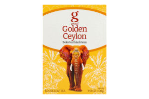 Чай чорний байховий листовий Golden Ceylon G'tea! к/у 100г