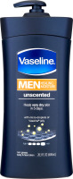 Vaseline Men Healing Moisture Body Lotion Unscented