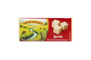 Продукт сирний 35% молоковмісний плавлений Дружба Gold Valley м/у 64г