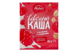 Каша вівсяна з малиною та вершками, 40 г