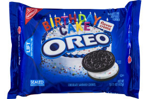 Oreo Birthday Cake Chocolate Sandwich Cookies