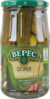Огірки мариновані слабокислі стерилізовані Верес с/б 770г