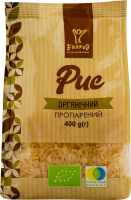 Рис пропарений органічний 0,4 кг ТМ "Екород"