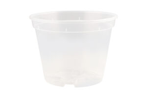 Горщик д/орхідей дренажний прозорий 12*9см 114075 Алеана