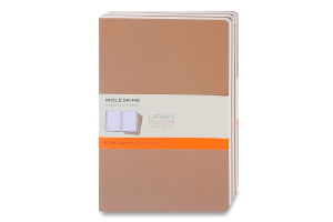 Записник Moleskine Cahier лінія середній беж