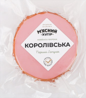 Колбаса вареная с мясом птицы Королевская М'ясний хутір 1с кг