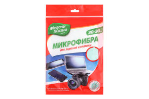 Серветка для побутової техніки та меблів Мікрофібра Мелочи жизни 1шт