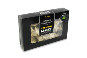 Пельмені Зі свининою Premium Makey к/у 450г