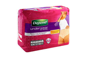 Белье нижнее впитывающее для женщин S/M Depend 10шт