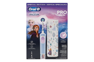 Щетка зубная для детей от 3лет электрическая + дорожный чехол Frozen Disney Special Edition Kids Pro Oral-B 1шт