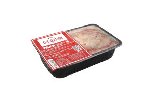 Раки заморожені цілі в панцирі варені в розсолі М C&C Seafood лоток 800г