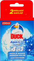Очищувач для унітаза підвісний змінний блок 4в1 Синій Aqua Duck 2x36г