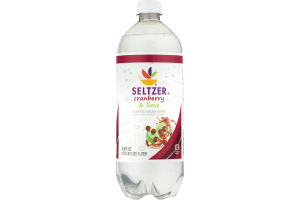 Ahold Seltzer Water Cranberry Lime