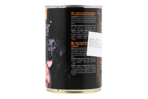 Корм д/собак з перепілкою та журавлиною 400г ж/б Пайпер