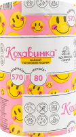 Рушник паперовий рожевий 80м Кохавинка 1шт