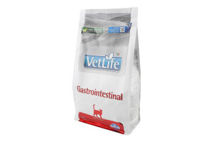 Корм д/котів Vet Life Gastrointestinal при захворюванні ШКТ сухий 2кг Farmina