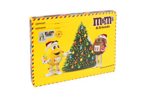Набор драже, конфет, батончиков, печенья и жевательных драже Средняя бандероль M&M's&Friends к/у 190г