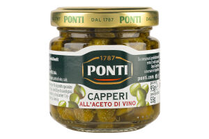 Каперси Ponti в винному оцті