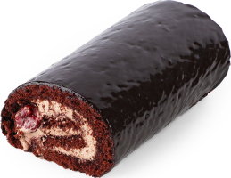 Рулет шоколадний з вишнею ваг
