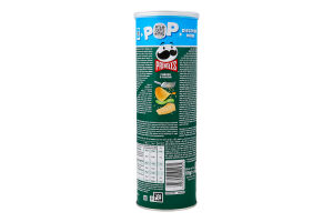 Чипсы картофельные со вкусом сыра и лука Pringles тубус 165г
