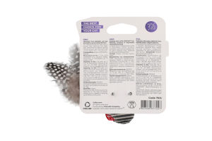 Іграшка д/котів Fun Melodic Пташка з звуковим чипом штучне хутро 13см WauCat