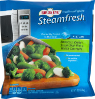 Bird's Eye Steamfresh Broccoli, Carrots, Sugar Snap Peas & Water Chestnuts