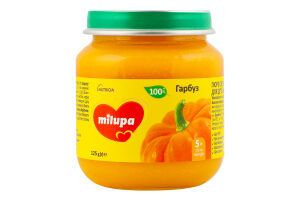 Пюре для дітей від 5міс овочеве Гарбуз Milupa с/б 125г
