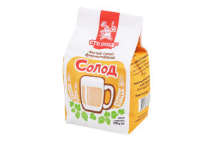 Солод житній сухий ферментований Сто пудів м/у 500г