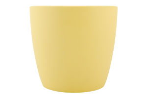 Горщик квіт. Don-Plast AGA MAT 14 см жовтий DA 14 MAT И347 (Польща)