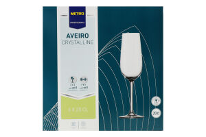 Бокал для шампанского 200мл №100/07 Aveiro Metro Professional 6шт