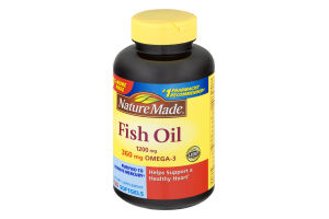 Nature Made Fish Oil 1200mg Softgels - 120 CT