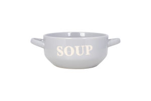 Бульйонниця Cream 700мл сіра кераміка Ardesтo