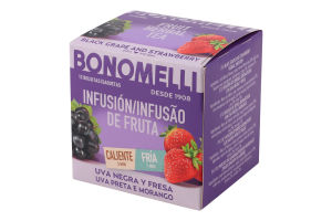 Чай Bonomelli Чорний виноград/полуниця 12шт И405 (Італ)